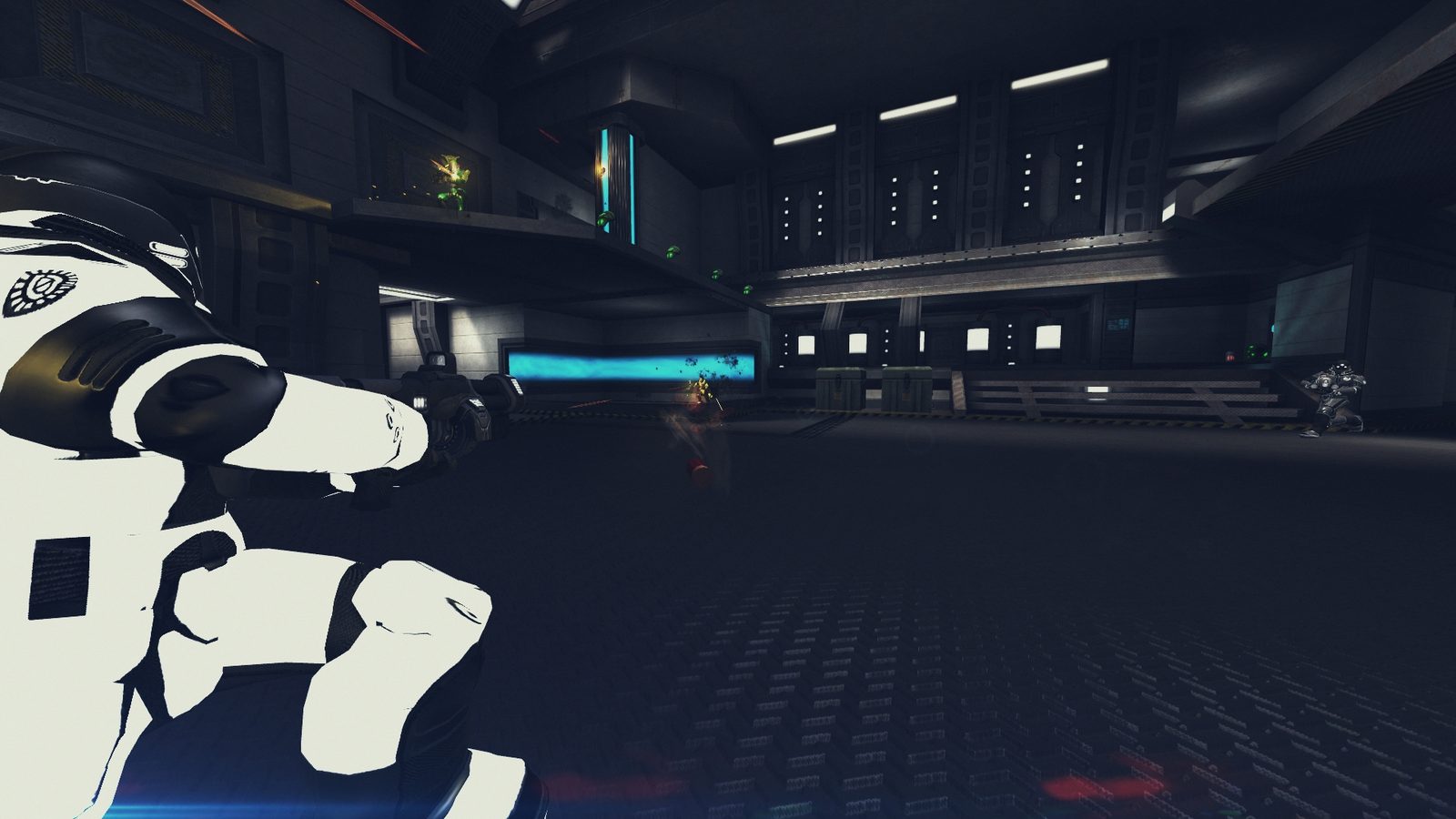 Xonotic 实机对战画面